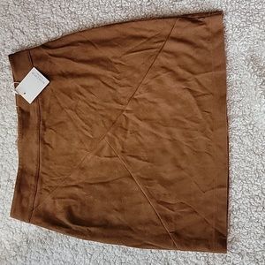 Faux suede Mini Skirt